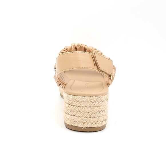 Sun + Stone Women Slingback Platform Sandals Dovee Size US 7.5M Tan Smooth - Picture 5 of 6